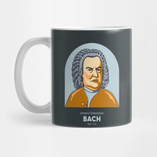 Johann Sebastian Bach - Famous classical music composer Mug